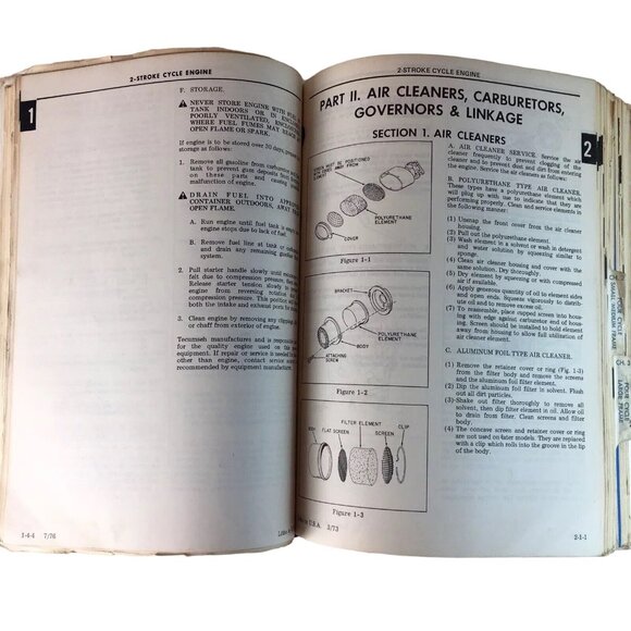 Mechanics Parts Manual Lauson Power Products Peerless Tecumseh Vintage 1983 - Picture 7 of 8